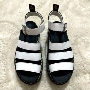 Doc Martens Blaire Quad White Platform Sandal Size 8 NEW W/O TAGS